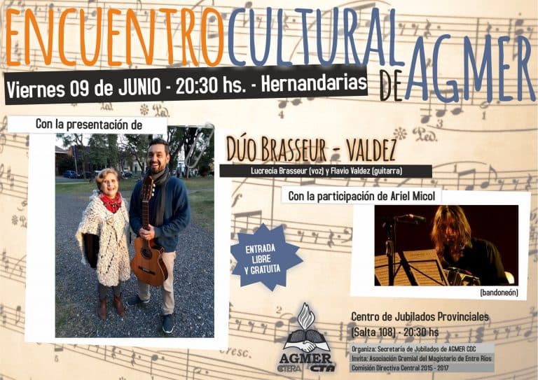 Encuentro Cultural de AGMER en Hernandarias
