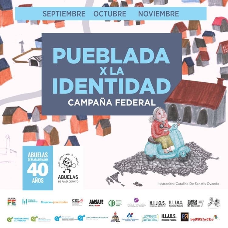 Campaña federal “Pueblada por la identidad”, para encontrarlos a todos