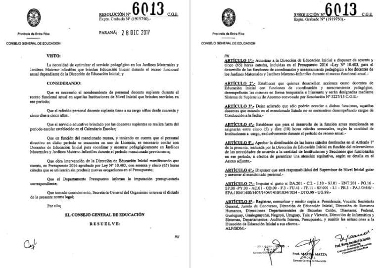 Resolución 6013/17 CGE