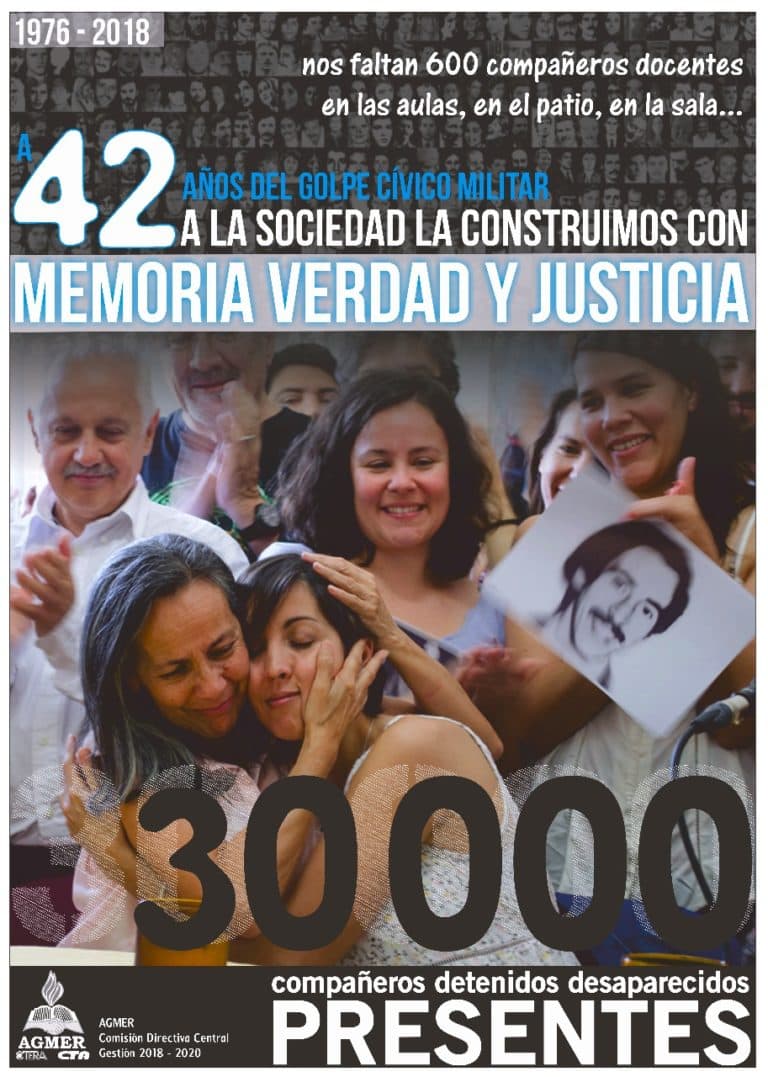 Actividades por el 24 de Marzo en las Seccionales
