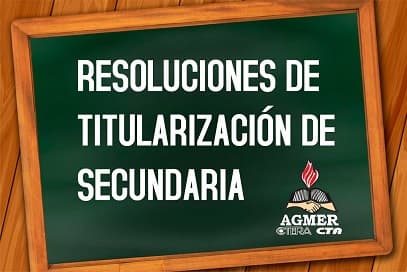 Titularizaciones de Secundaria » Resoluciones