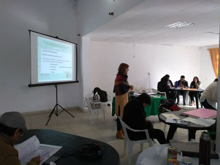Actividades de formación en las seccionales