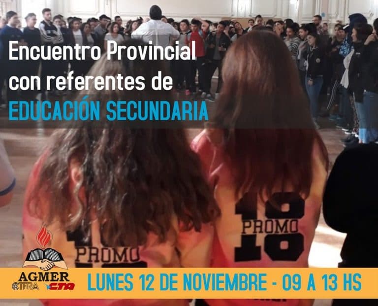 Memoria del Encuentro de Educación Secundaria