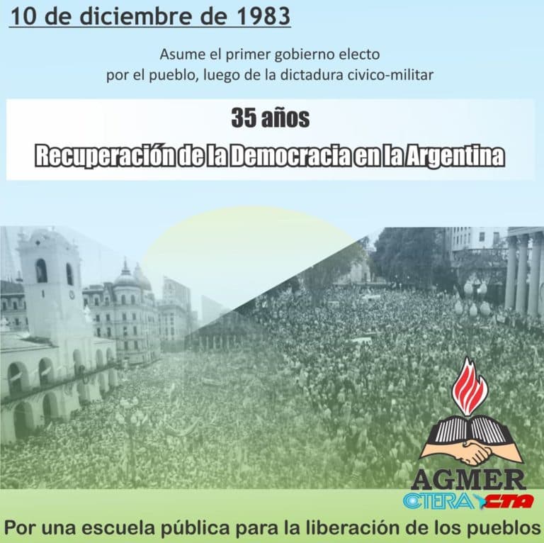 Hace 35 años asumía el primer gobierno electo luego de la dictadura