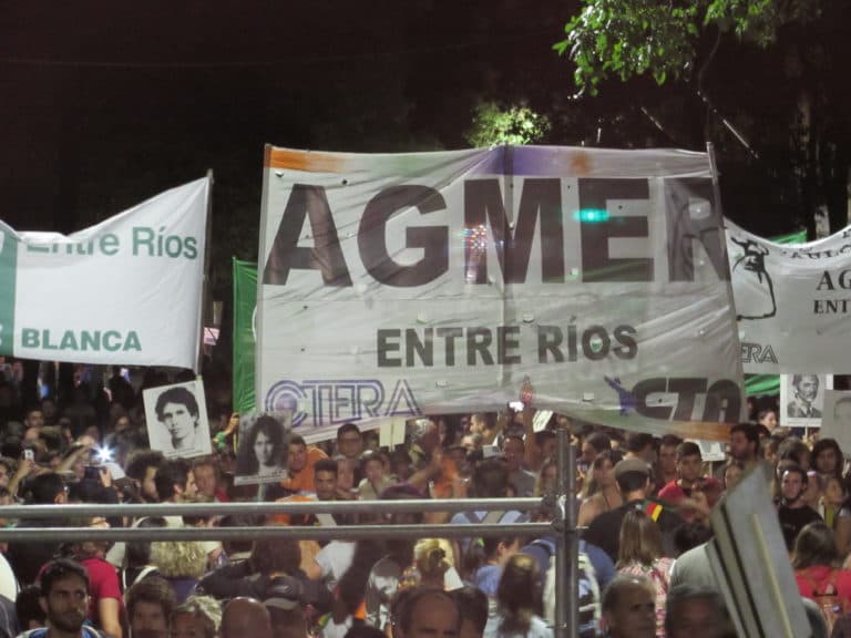 Multitudinaria marcha en el Día de la Memoria, por la Verdad y la Justicia.