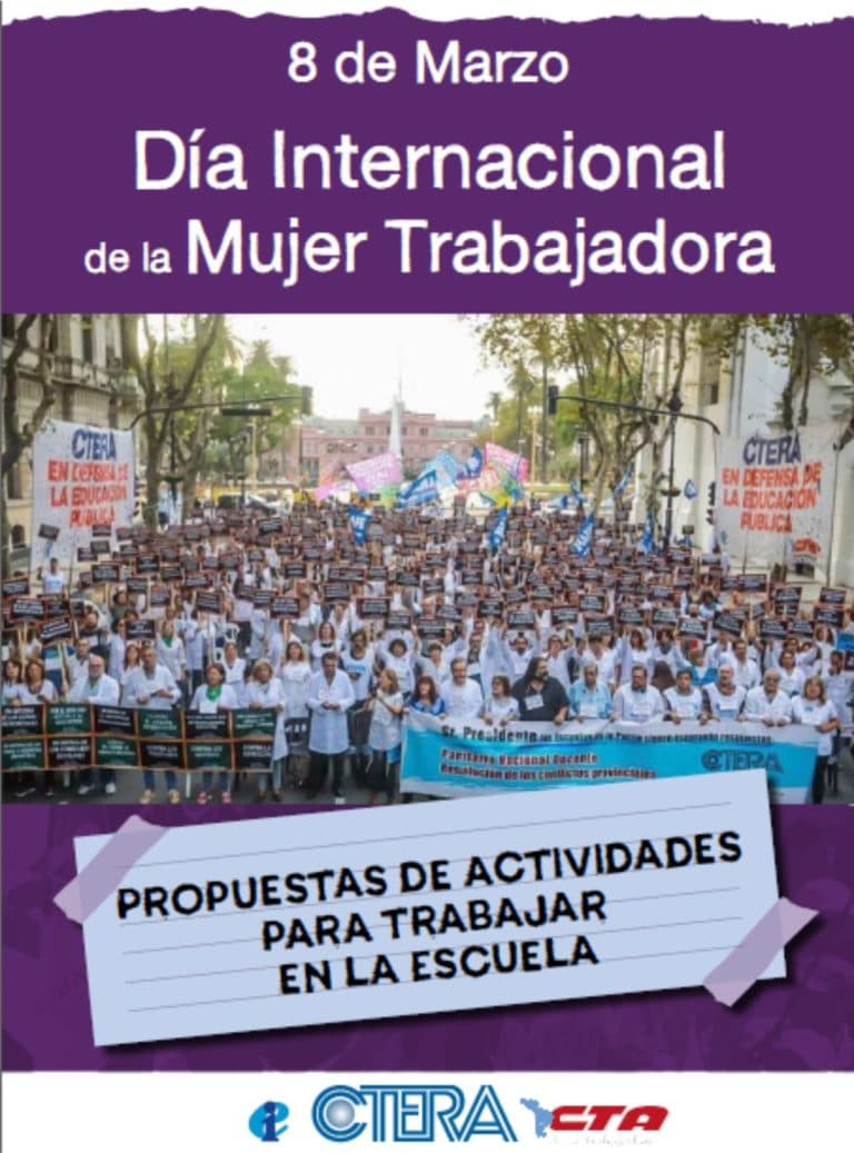 Propuesta de CTERA para trabajar en las escuelas