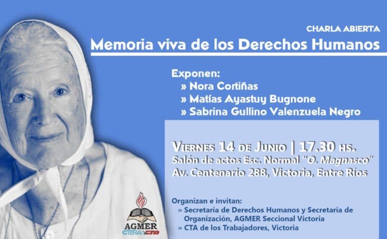 Charla abierta: Memoria viva de los Derechos Humanos