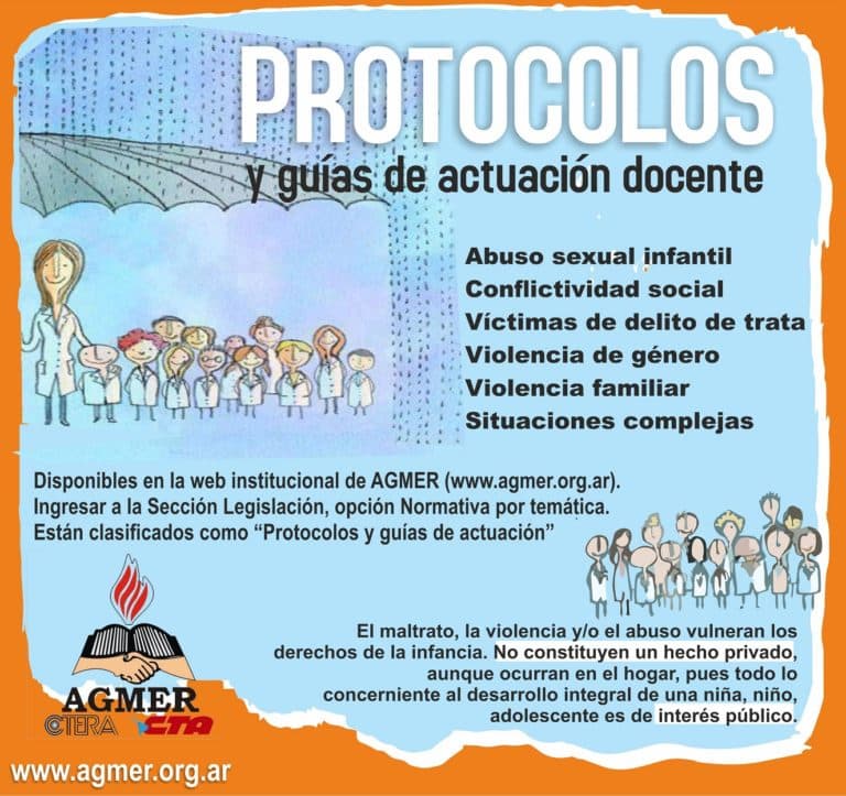 Protocolos y guías de actuación en el ámbito educativo