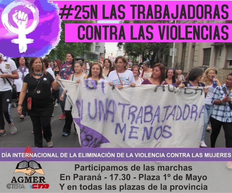 Día Internacional de la Eliminación de la violencia contra la mujer