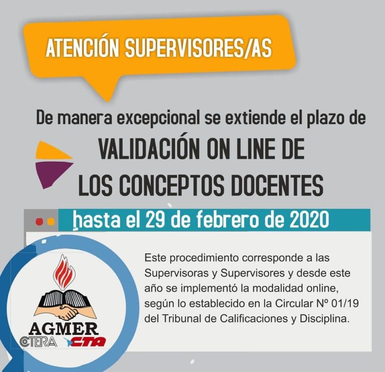 Sobre validación on line de conceptos docentes