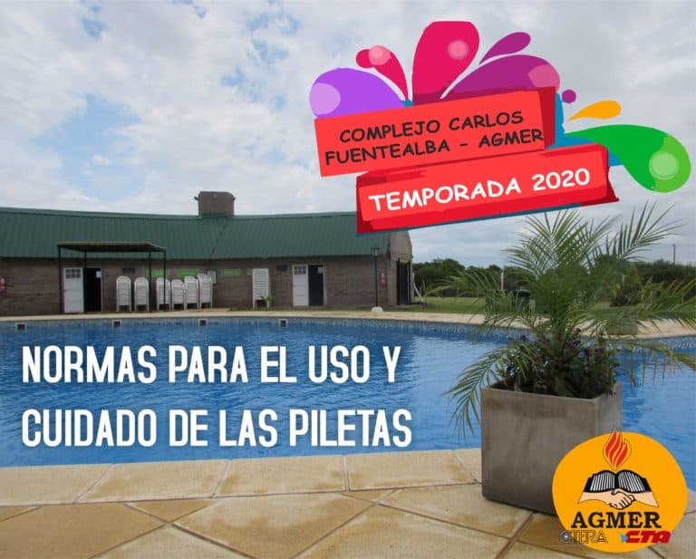 Complejo Fuentealba: normas para el uso de la pileta