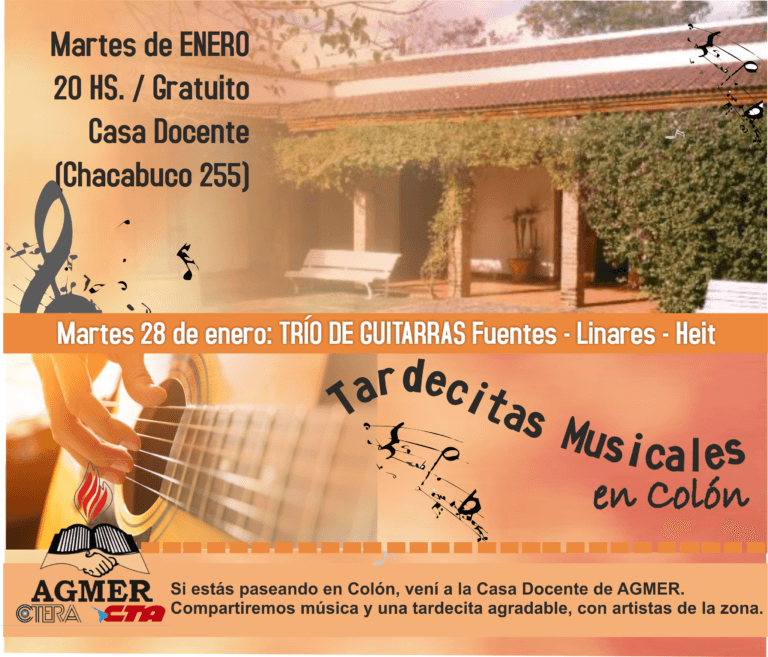 Cuarta presentación de «Tardecitas Musicales»