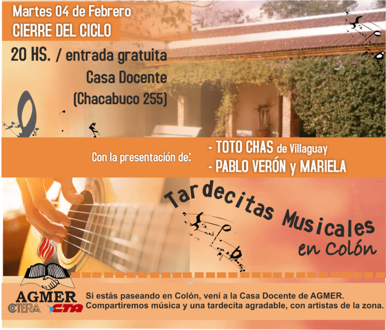 Cierre del ciclo «Tardecitas musicales»