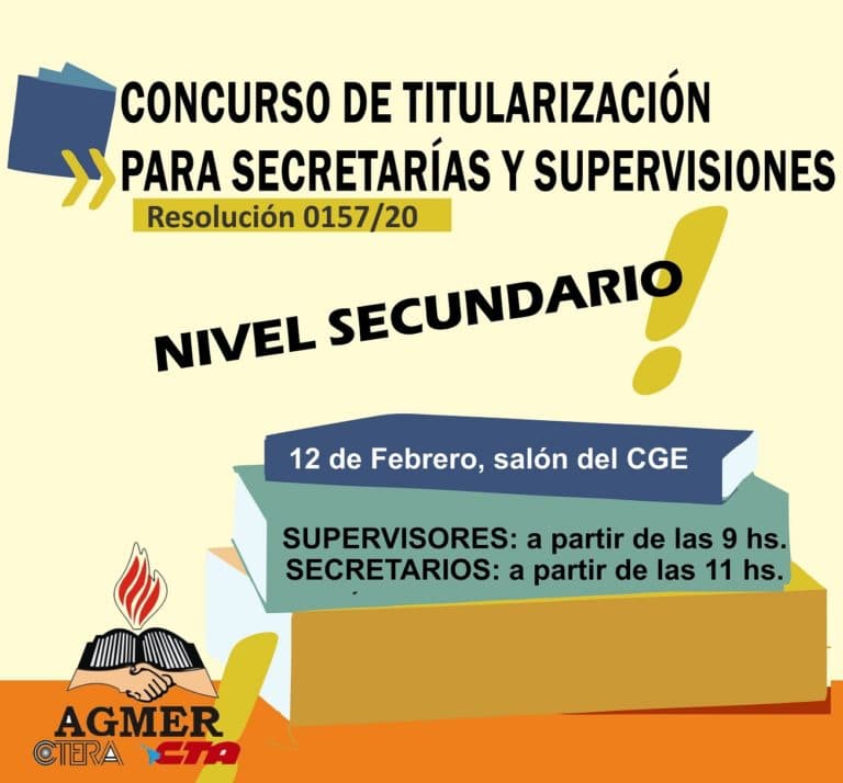 Concursos de oposición para Secretarías y Supervisiones de Secundaria