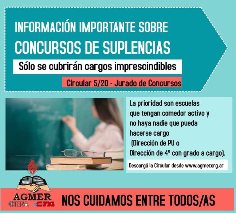 Concursos de suplencias: Sólo se cubrirán cargos imprescindibles