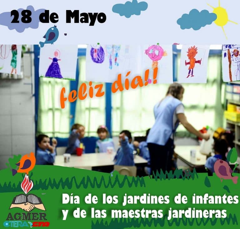Día de los jardines de infantes y las maestras jardineras