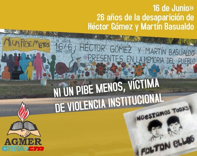 Gómez y Basualdo. No estamos todos, faltan ellos