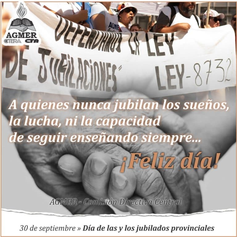 Día de las y los jubilados provinciales