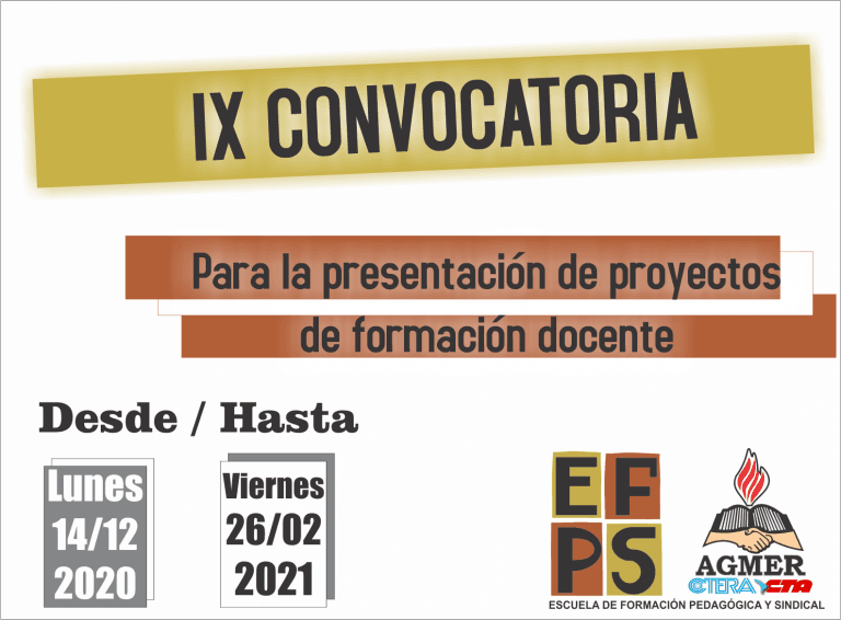 La EFPyS abre su novena convocatoria para proyectos de formación docente