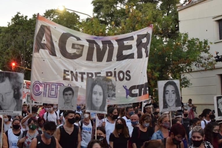 AGMER volvió a marchar por Memoria, Verdad y Justicia
