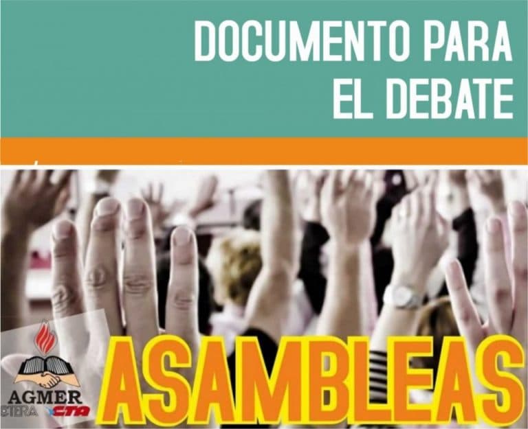 Aporte de la CDC para el debate en las asambleas