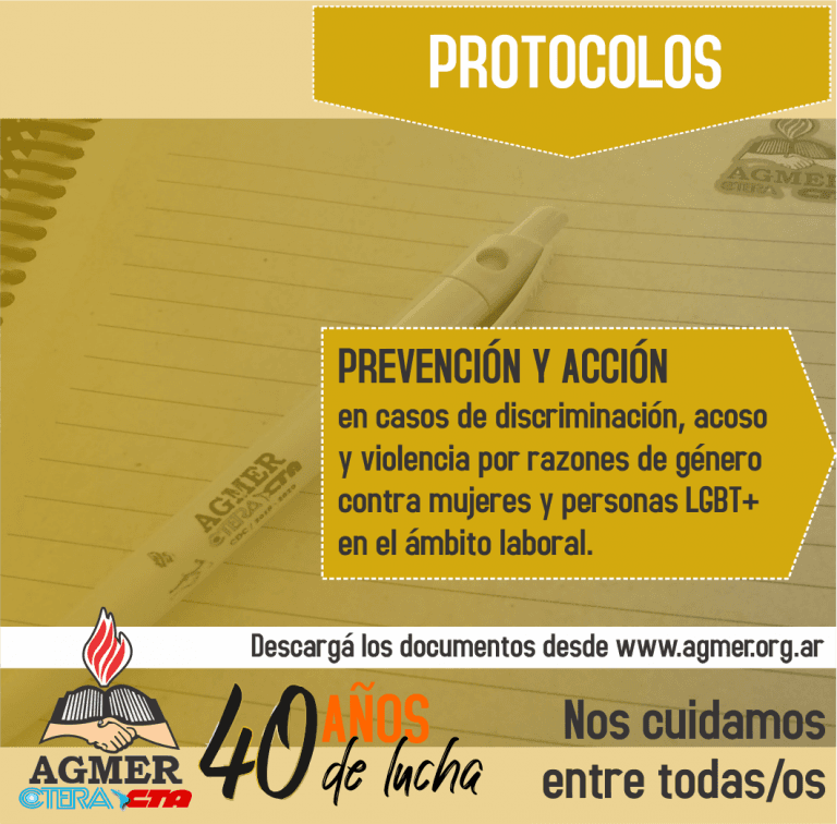 Protocolos para casos de discriminación, acoso y violencia por razones de género contra mujeres y personas LGBT+