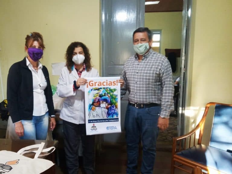 1º de Mayo: un homenaje de las y los docentes al personal de salud