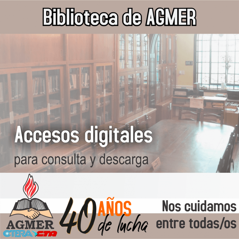 Recomendación de material digital de la Biblioteca de AGMER