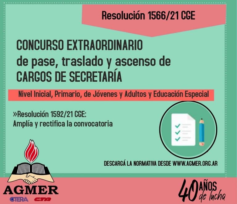 Concurso de titularidad de cargos de Secretaría