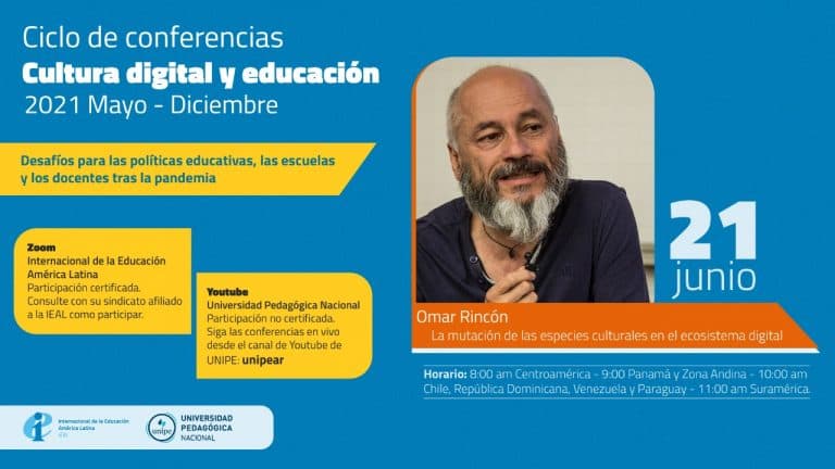 Segunda conferencia del Ciclo “Cultura digital y educación”