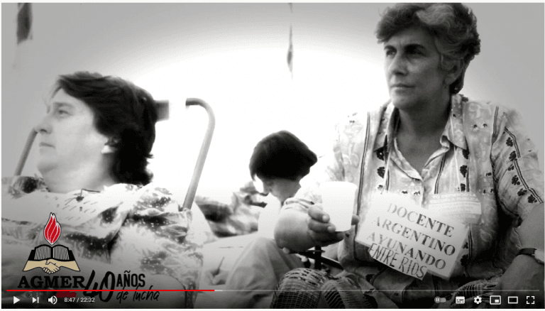 Video: «AGMER, 40 años de luchas»
