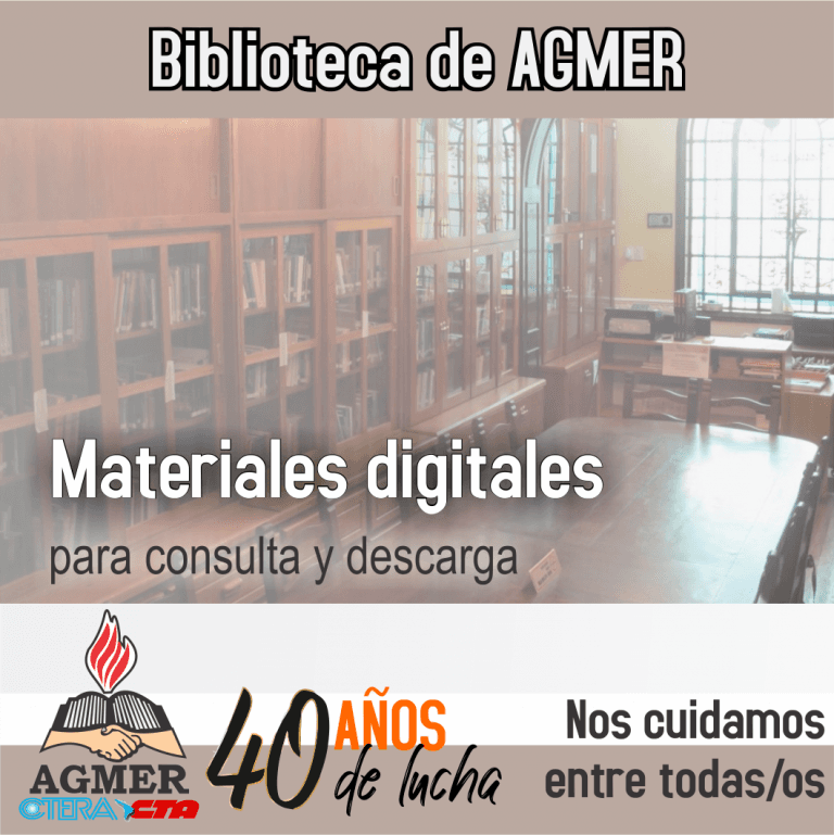 Material digital recomendado por la Biblioteca de AGMER