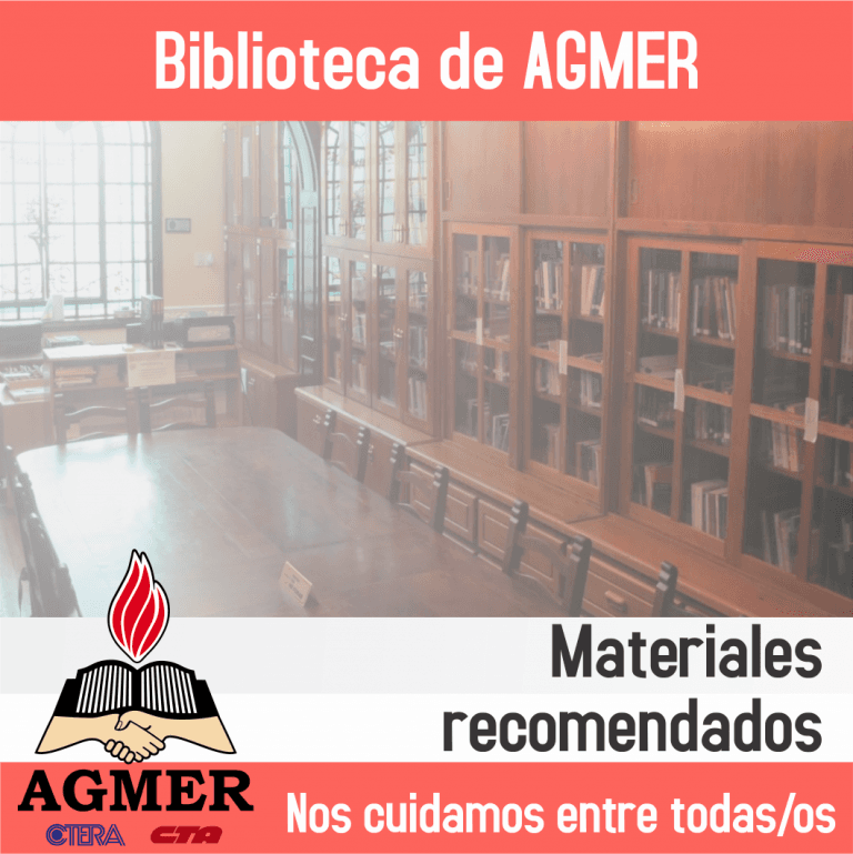 Materiales recomendados por la Biblioteca de AGMER