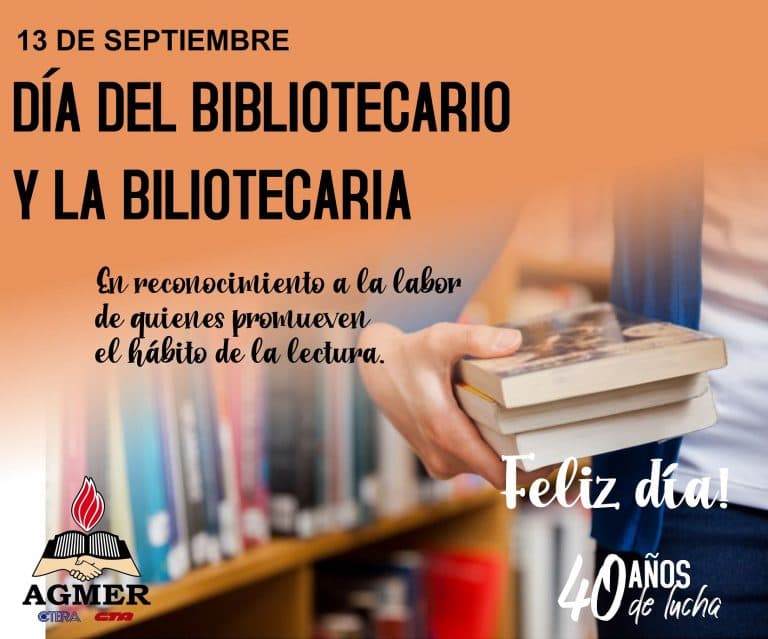 13/09: Día de las bibliotecarias y los bibliotecarios
