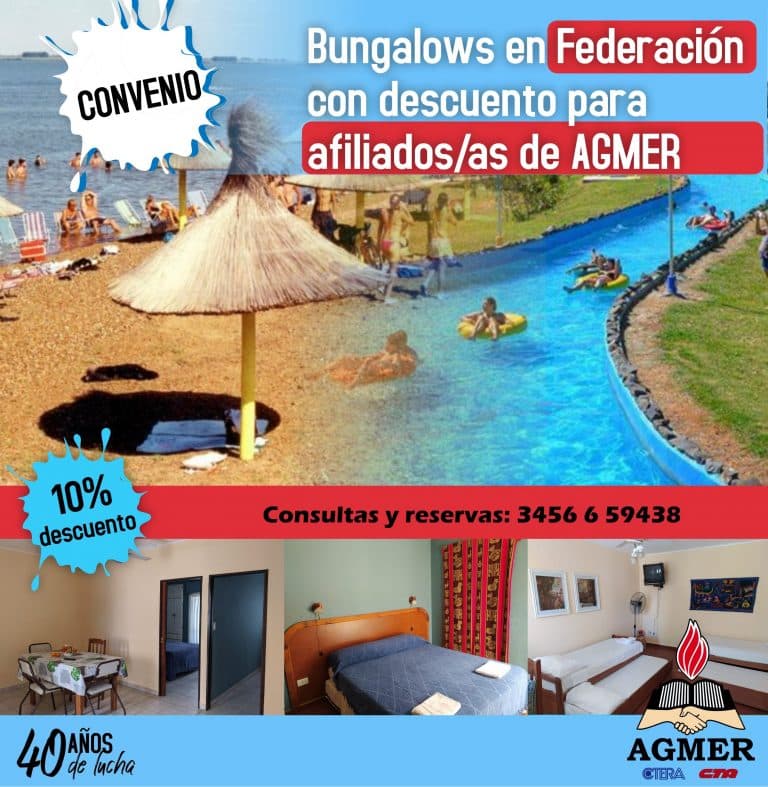Alojamiento en Federación con descuento para afiliados/as