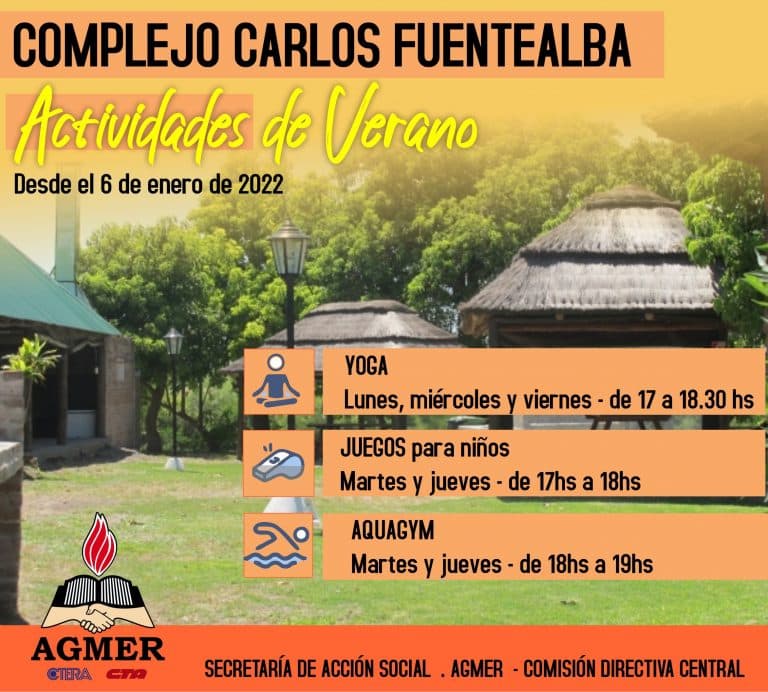 Actividades de verano en el cámping de AGMER