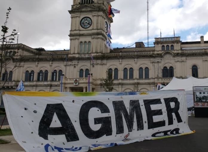 AGMER repudia la represión en Victoria