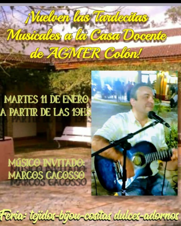 Vuelve el ciclo «Tardecitas Musicales», en Colón