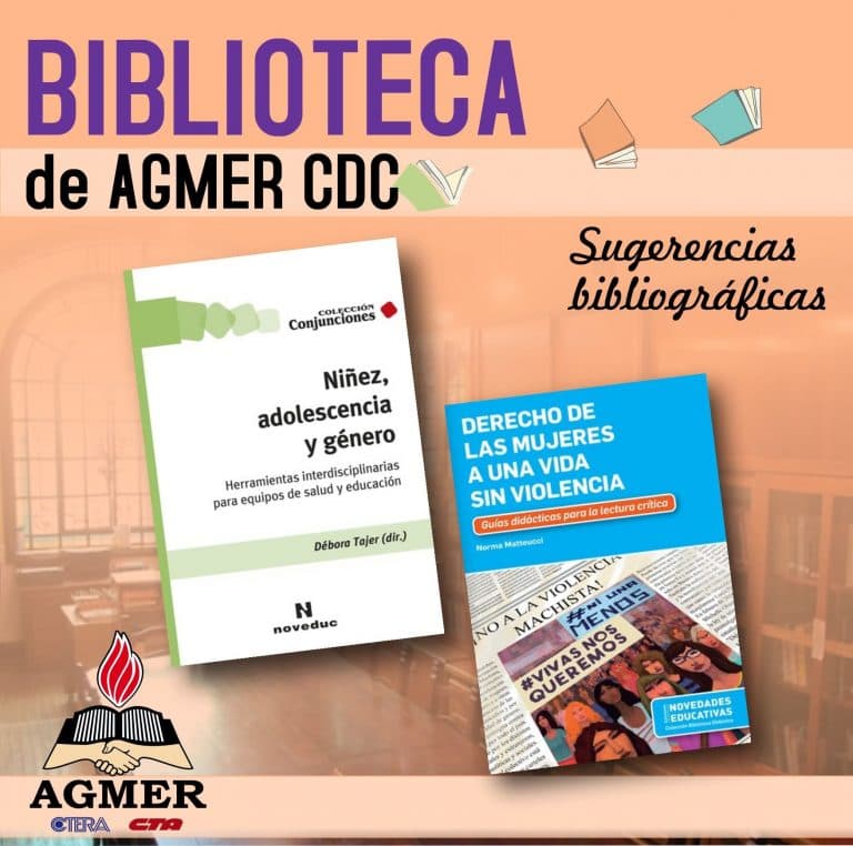 Biblioteca de AGMER CDC: sugerencias bibliográficas