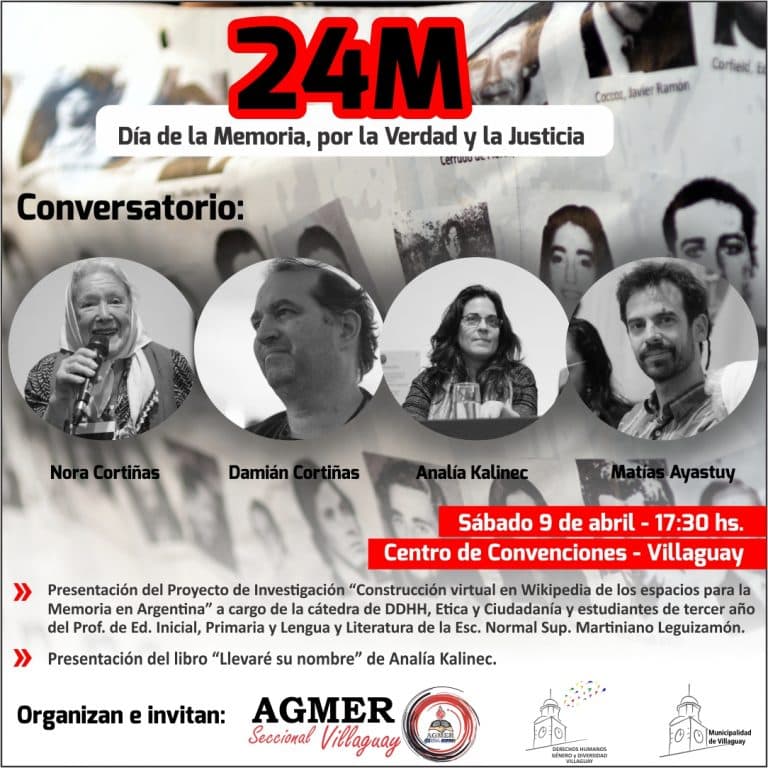 Conversatorio con la presencia de Nora Cortiñas en Villaguay