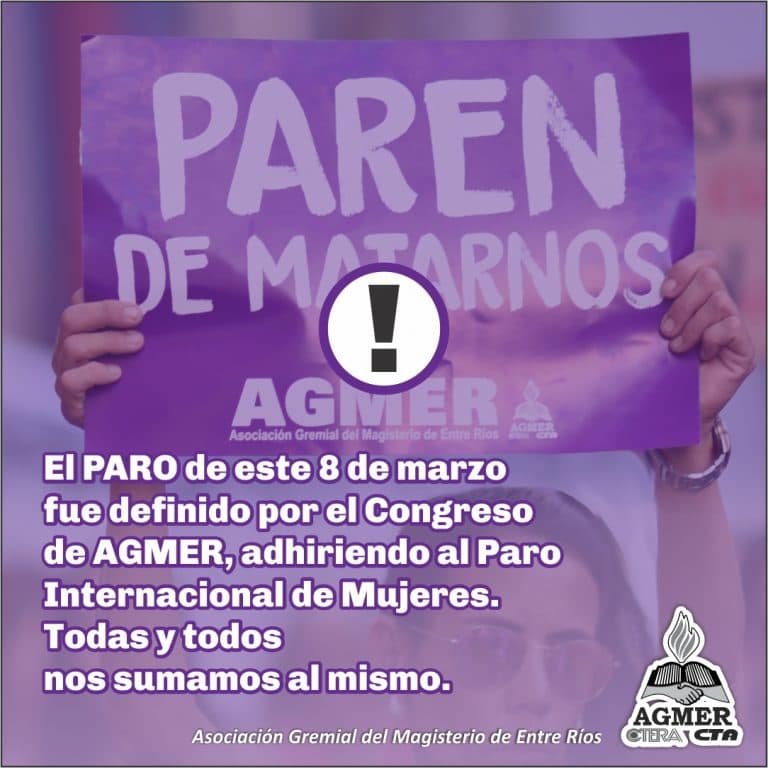 Al paro del 8M lo hacemos todos y todas