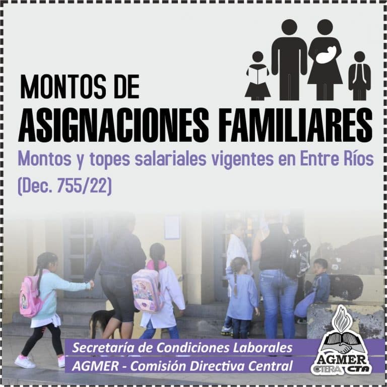 Nuevos valores de las Asignaciones Familiares
