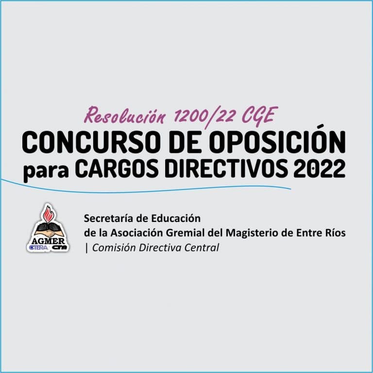 Concurso de oposición para cargos directivos (video)