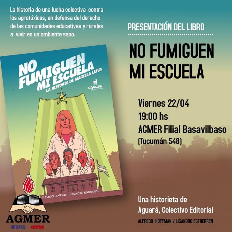 Basavilbaso: presentan el libro «No fumiguen mi escuela»