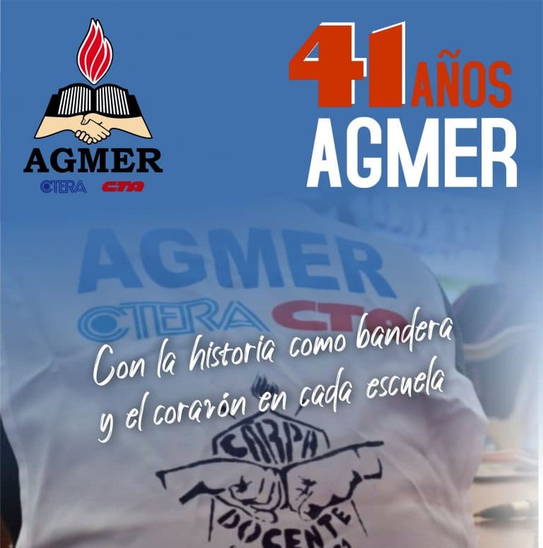 41 años de AGMER; 41 años de lucha