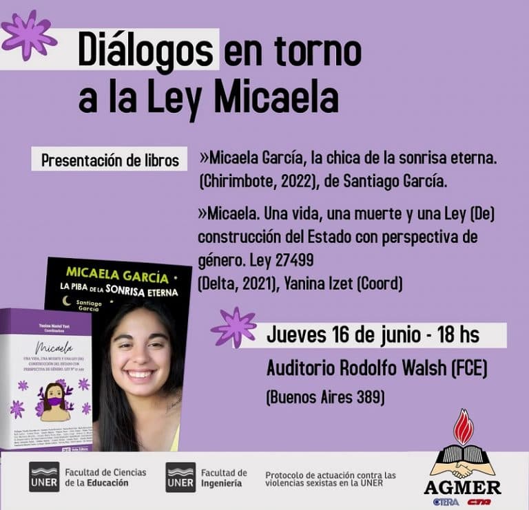 Charla y presentación de libros: Diálogos en torno a la Ley Micaela