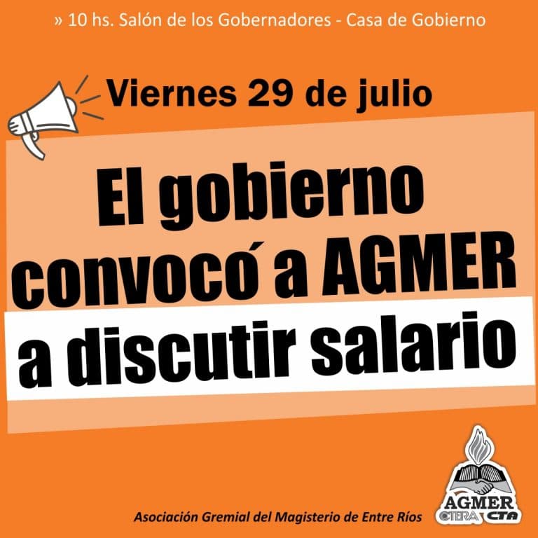 Viernes 29: convocatoria del gobierno para discutir salarios