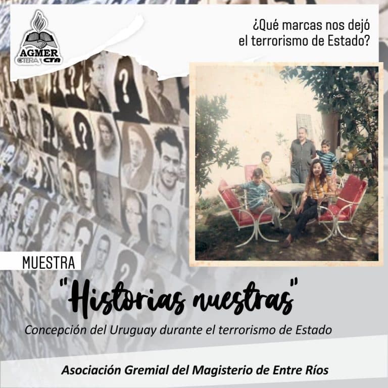 La muestra “Historias nuestras. ¿Qué marcas nos dejó el terrorismo de Estado” recorrerá la provincia