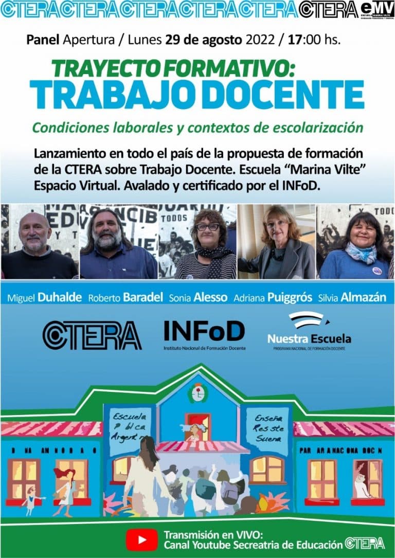 Propuesta de formación de CTERA: condiciones laborales y contextos de escolarización