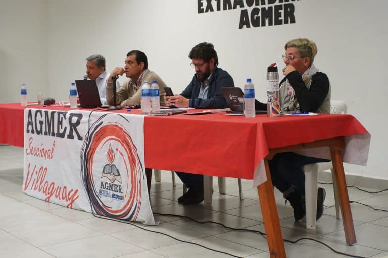 Sesionó el Congreso Extraordinario de AGMER